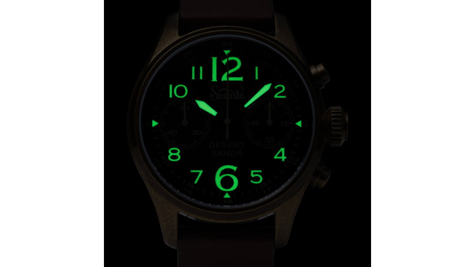 Szanto Pilot Watches, Black Dial, Brown Strap, A. Gold, One Size, SZ 4552