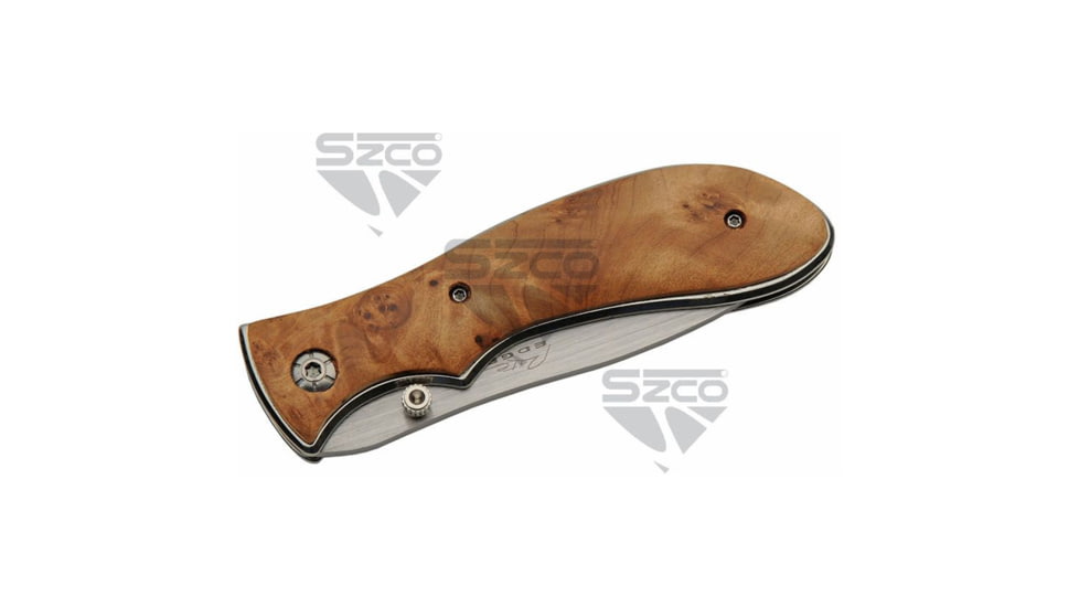 SZCO Burl Wood Folding Knife 4 in, 1006903