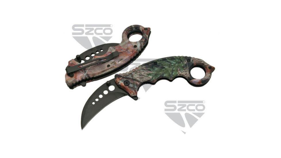 SZCO Camo Karambit 5 in, 1006908