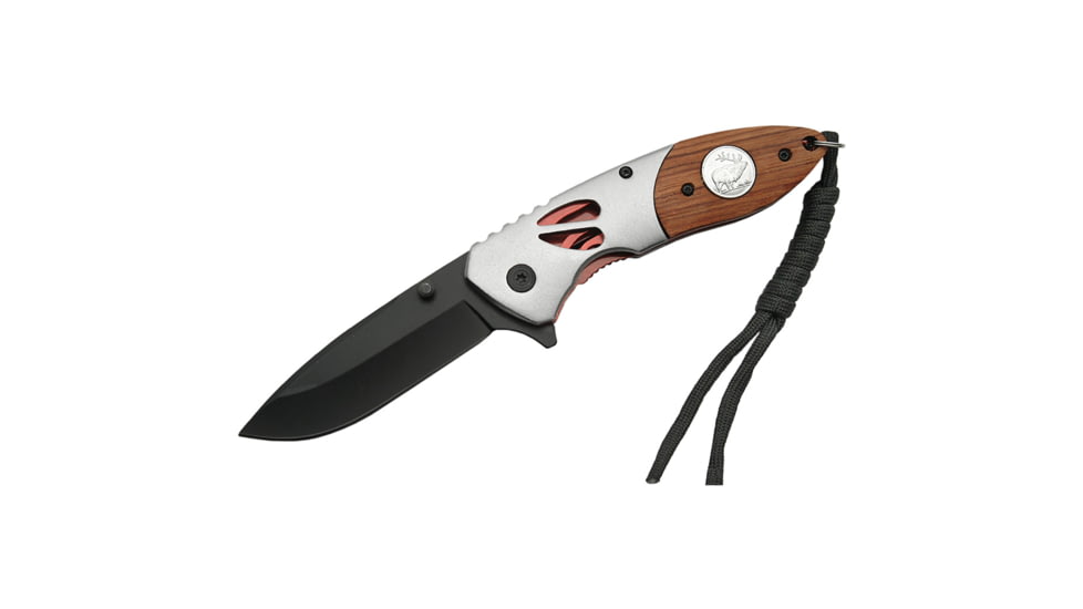 SZCO Deer Imprint Folding Knife, 4.5 in, 1006381