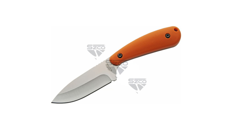 SZCO Orange Trailing Point Skinner Fixed Blade Knife 7 in, 1006911