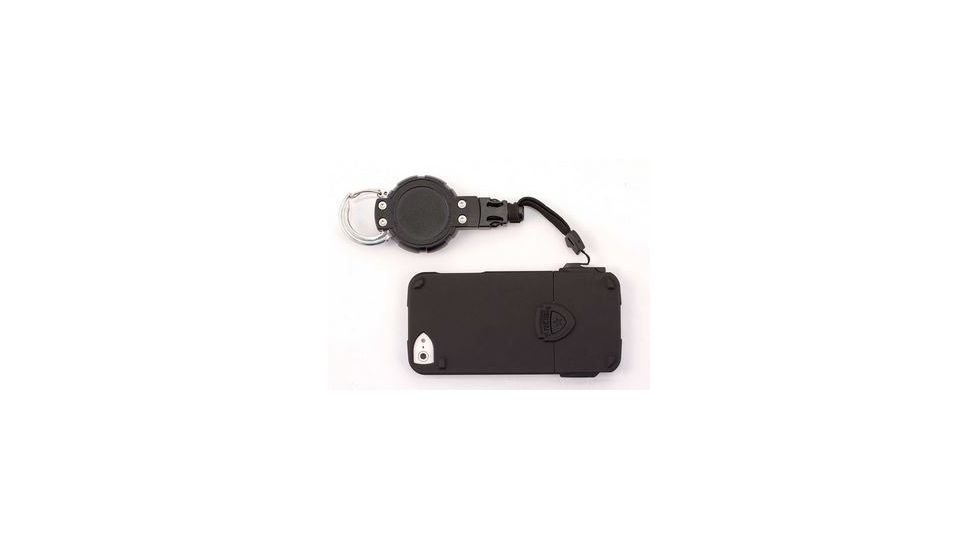 T-Reign ProLink iPhone 4/4S Smartphone Case and Retractable Gear Tether w/ Carabiner, Black, Medium 0TBP-0062