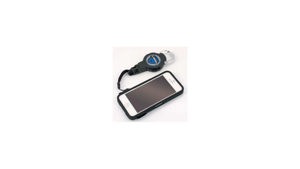 T-Reign ProLink iPhone 4/4S Smartphone Case and Retractable Gear Tether w/ Carabiner, Black, Medium 0TBP-0062