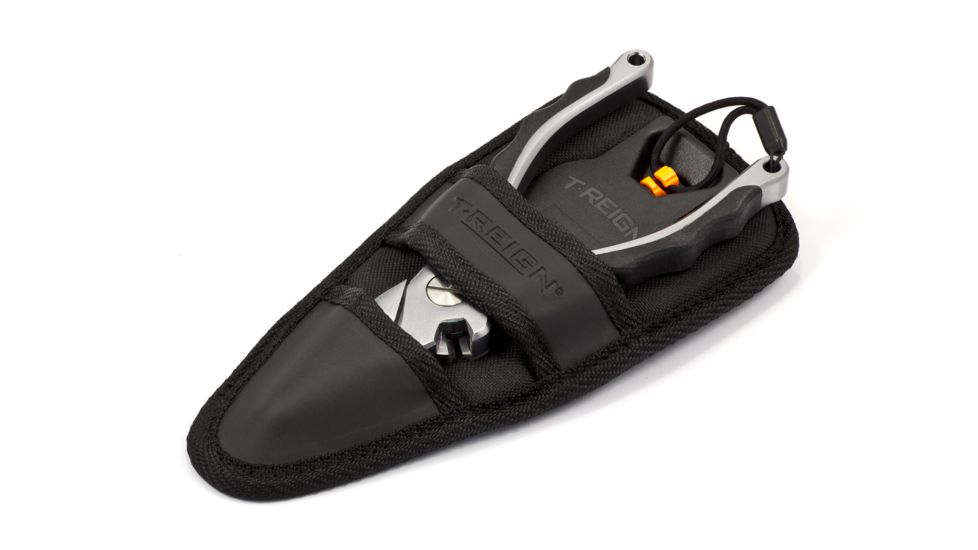 T-Reign ProSheath Retractable Fishing Pliers and Sheath Combo, Black 0TFS-1211