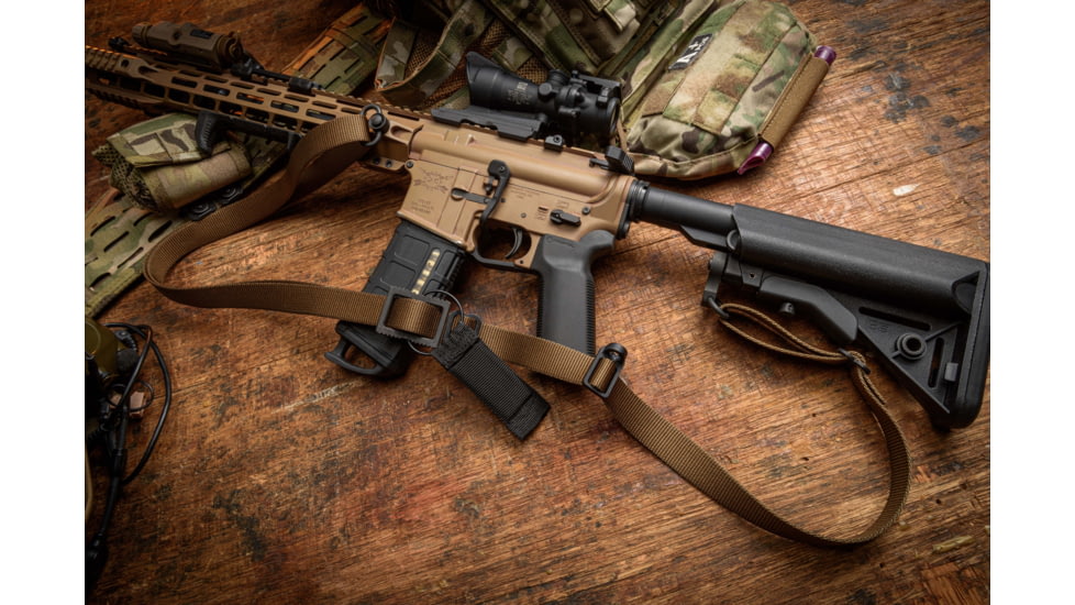 T10 Complete Modular OperatorS System - Bravo Sling Black, Swinger Stock Black, Mil-Spec, CMOS-BSL-BLK-SWST-BLK