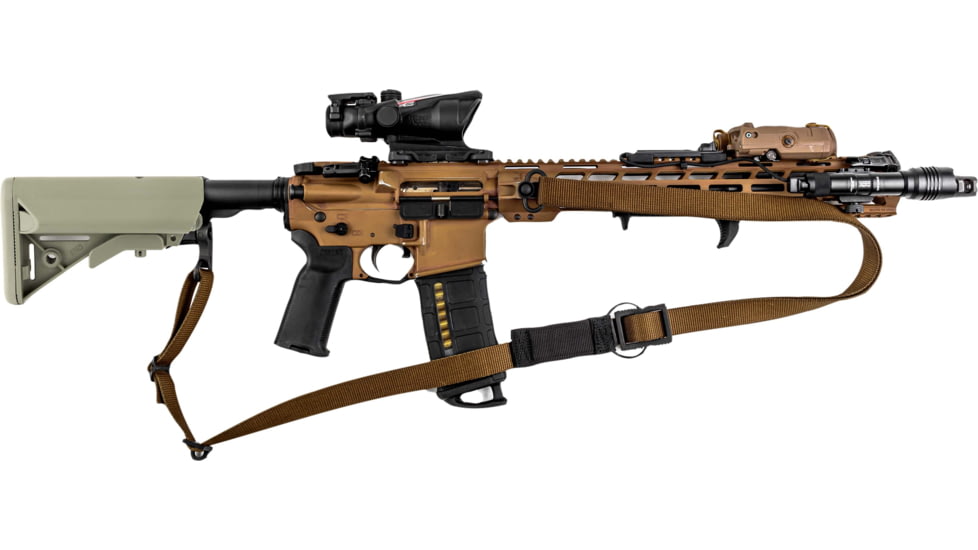 T10 Complete Modular OperatorS System - Bravo Sling Coyote Brown, Swinger Stock Foliage Green, Mil-Spec, CMOS-BSL-COY-SWST-FOL