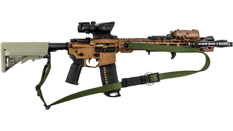 T10 Complete Modular OperatorS System - Bravo Sling Olive Drab, Swinger Stock Foliage Green, Mil-Spec, CMOS-BSL-ODG-SWST-FOL