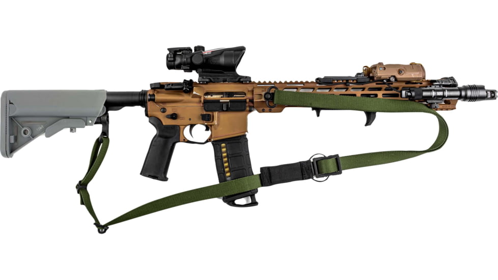 T10 Complete Modular OperatorS System - Bravo Sling Olive Drab, Swinger Stock Wolf Grey, Mil-Spec, CMOS-BSL-ODG-SWST-WFG
