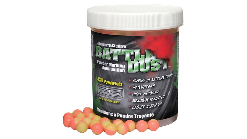 T4E .43 Cal Battle Dust Pink/Yellow,430 Count 2292063