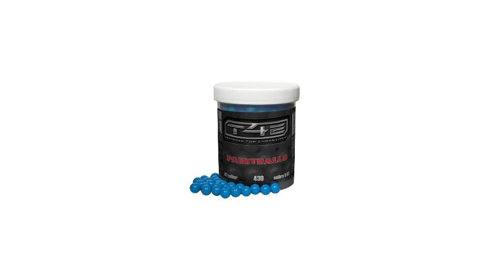 T4E Paintballs .43 Blue/Light Blue,430 Count,Jar 2292119