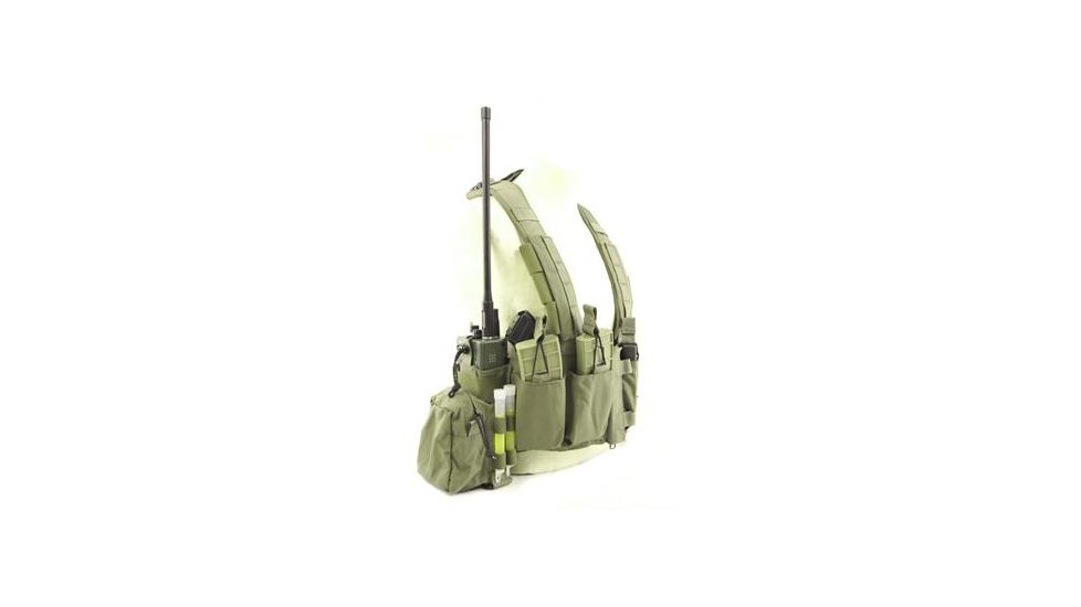 Tactical Assault Gear Phalanx Type 3 Split Front Chest Rig, Ranger Green 816320
