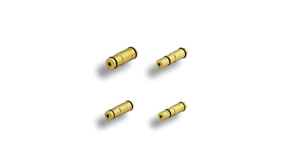TAC Crew Tac Pac Dry Fire Laser Training Cartridges, Infrared, Brass, 0.380 ACP, 9mm, .40 S&amp;W, .45 ACP, TC-4PKIR