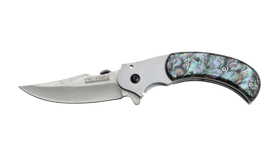 Tac Force 4.5in. Abalone, SS A/O blade TF731AB