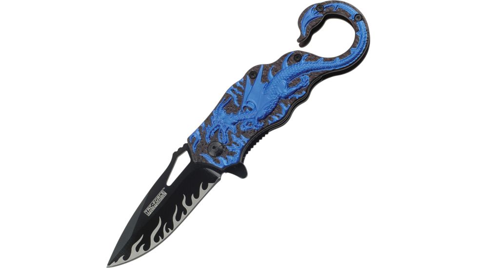 Tac Force 4.5in.Bk Folderdrop Knives TF814BL