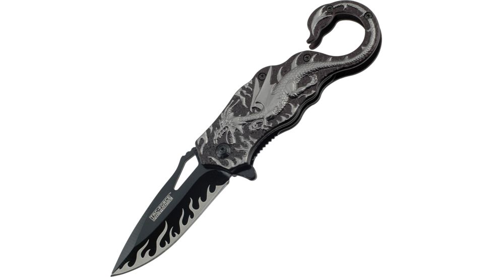 Tac Force 4.5in.Bk Folderdrop Knives TF814GY