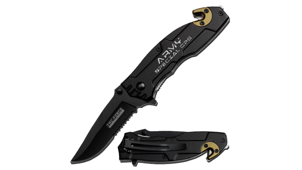 TAC Force Army; 4.5in. Closed; Army Spec Ops Handle, Green TF 525AR