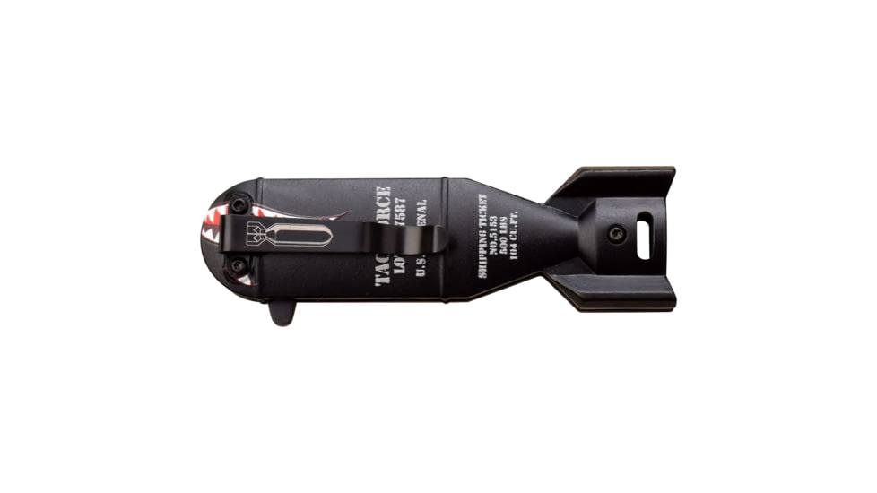 TAC Force Drop Point Spring Assisted Knife, 2.25 in, 3Cr13 Stainless Steel Stainless Steel, Black Bomb, TF-1039BK
