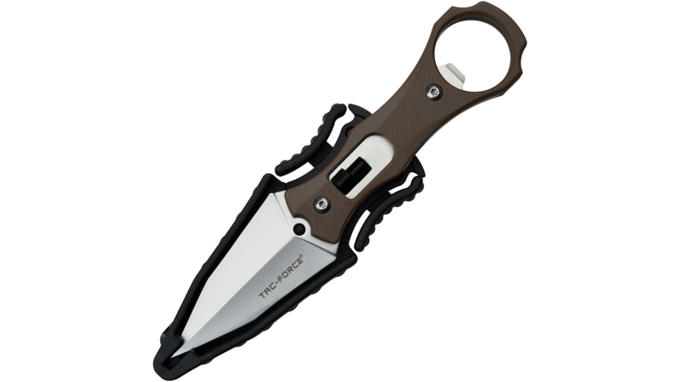 TAC Force Fixed Blade Brown