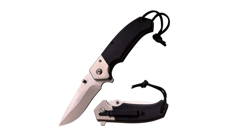 TAC Force Folding Blade, 3.5in, Stainless Steel Blade, Handle TF-937SB