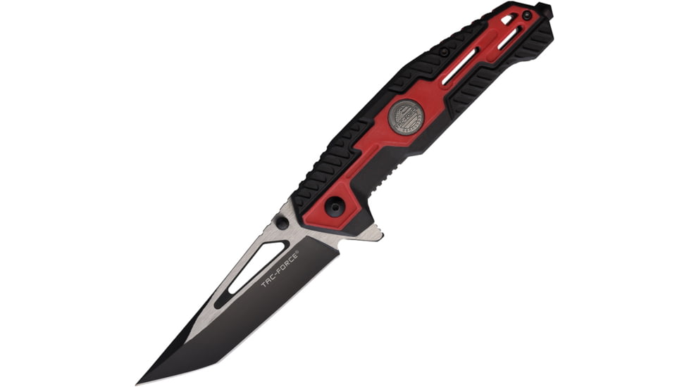 TAC Force Linerlock A/O Black/Red, TF2007RD