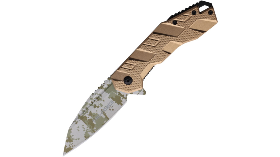 TAC Force Linerlock Digi Camo A/O Tan, TF1049TN