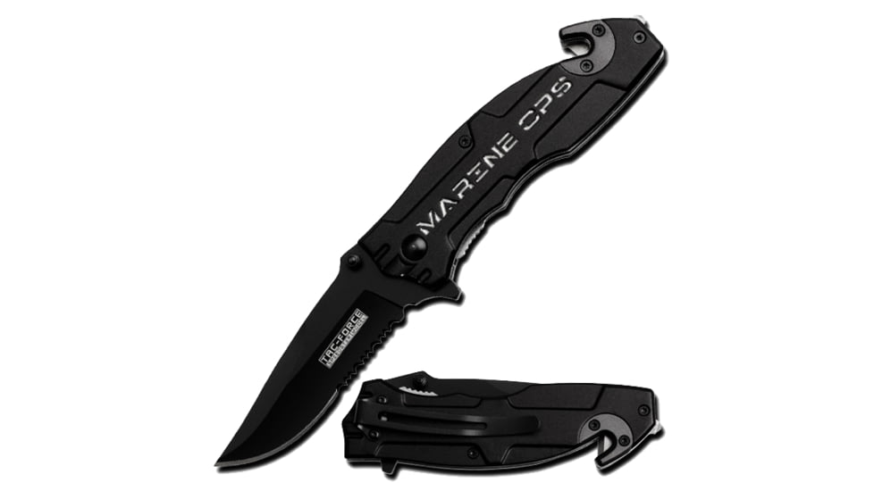 TAC Force Marines; 4.5in. Closed; Marine Ops Handle, Black TF 525MR