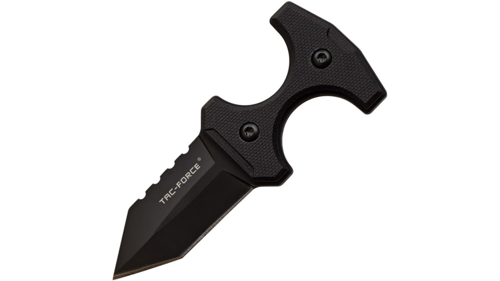 TAC Force Spear Point Fixed Blade Knife, 2 in, 3Cr13 Stainless Steel Stainless Steel, Black, TF-FIX013BK