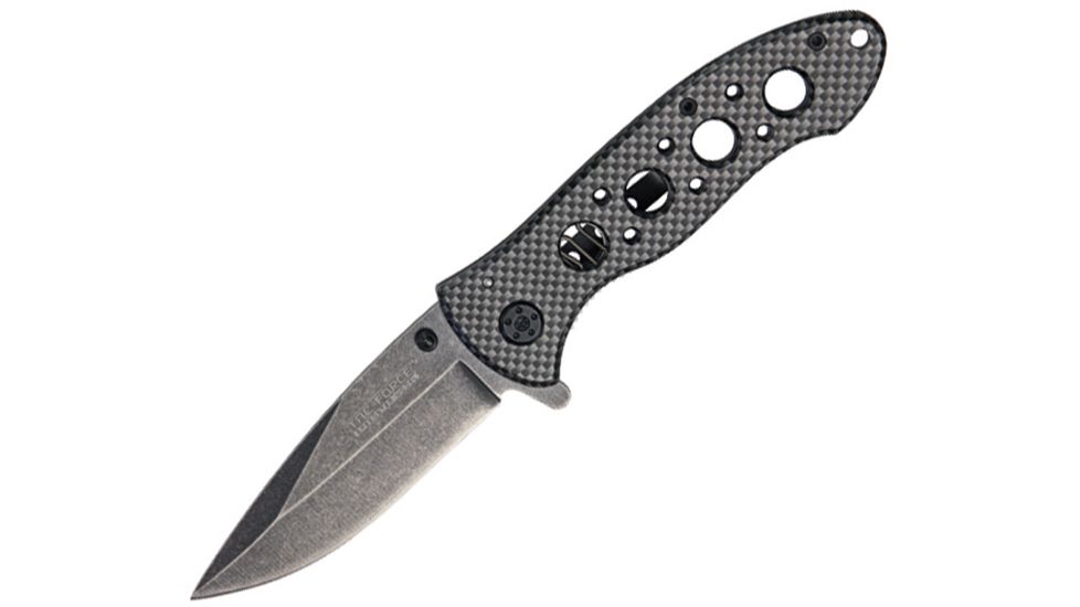 Tac Force Speedster Linerlock Folding Knife,4.625in closed,Assisted Opening Blade,Black Carbon Fiber Handle TF821CF