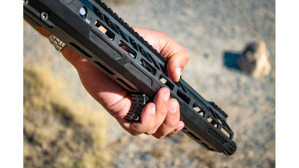 TAC Metal Forward Grip, M-LOK Mount, Hard Anodized, Black, CSRMCCG1