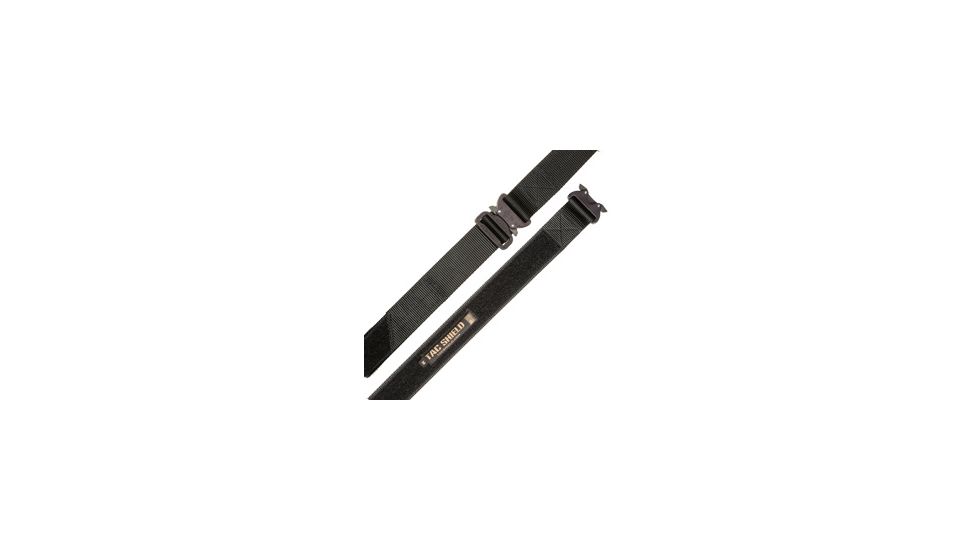 Tac Shield 1.75in RF Velcro Liner Gun Belt with Cobra Buckle, Black, Large, T303V - LGBK