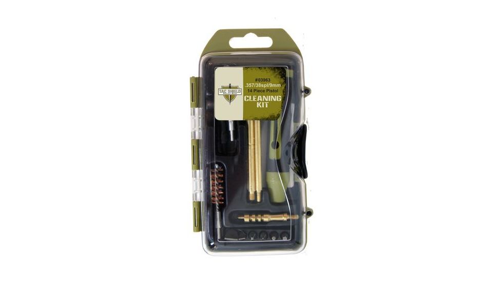 Sport Ridge 14-Piece Pistol Cleaning Kit, .38/.357/9mm Luger, 3963