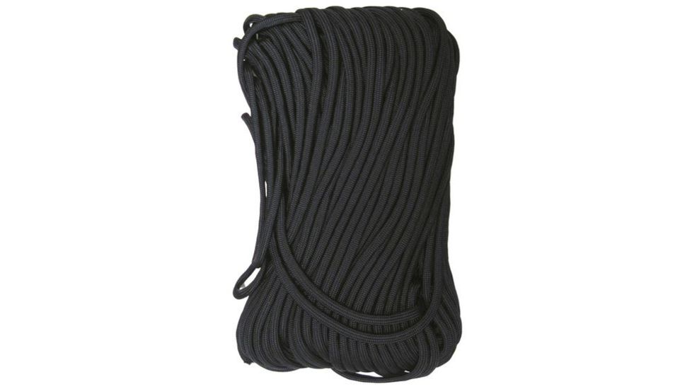 Tac Shield 550 Paracord, 100ft, Black, 100ft 03010