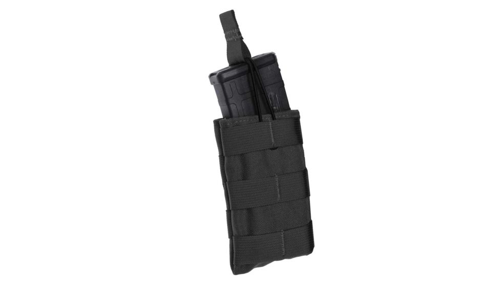 Tac Shield Single Speed Load-Rifle Magazine Belt Pouch, Black, T3556BK