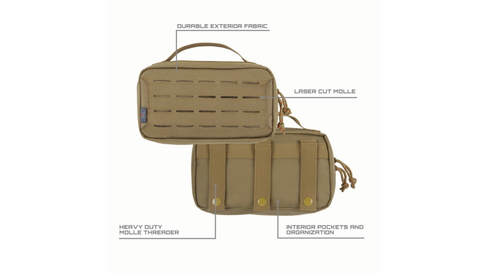Tac-Six Contingent Tactical Accessory Pouch, Coyote, 10809