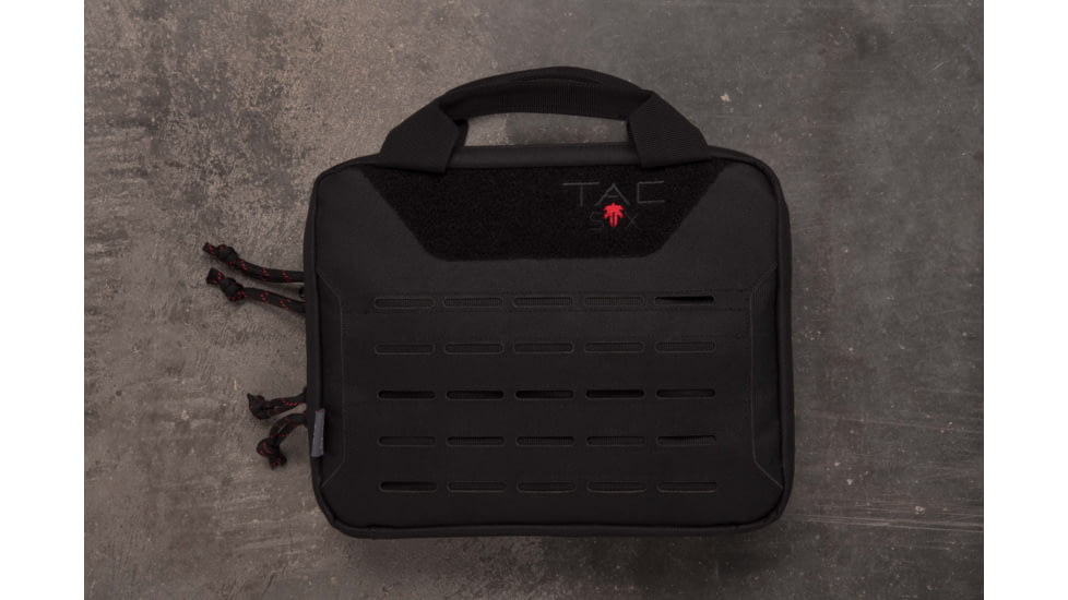 Tac-Six Crew Tactical Pistol Case, Black, 10814