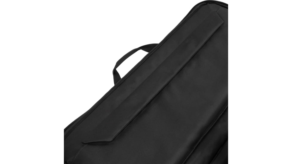 Tac-Six Tac-Six Polyester Ghost Vertical Tactical Gun Case w/Backpack Straps and Pocket, Lockable, Zipper, 34in Long, Stitched Webbing Handle, Padded Lining, Black, 10831
