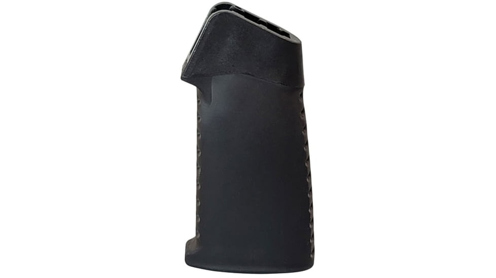 TAC Smooth Pattern Over-Molded AR Pistol Grip, Straight Top, Black, CS03S1-BK