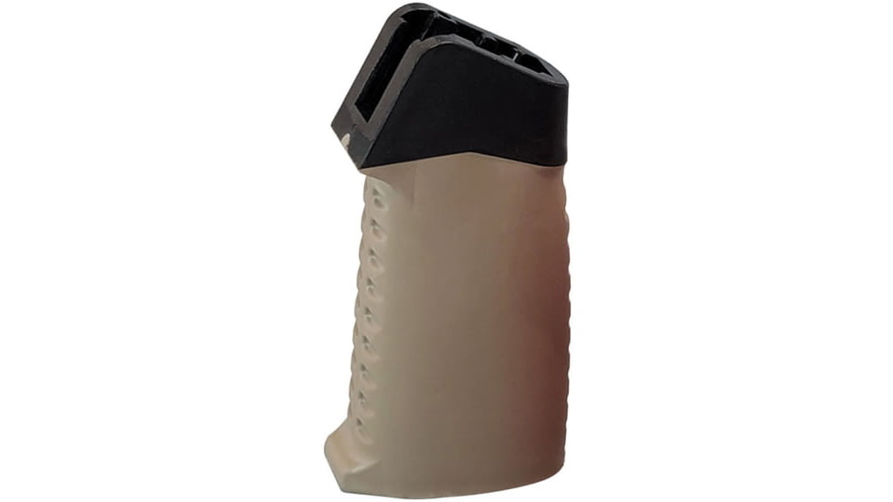 TAC Smooth Pattern Over-Molded AR Pistol Grip, Straight Top, Dark Earth Tan, CS03S1-DE
