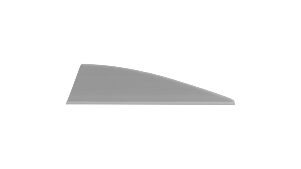 TAC Vanes Driver High Profile Vanes, 100 Pk, Gray, 100 Pk, 1006551