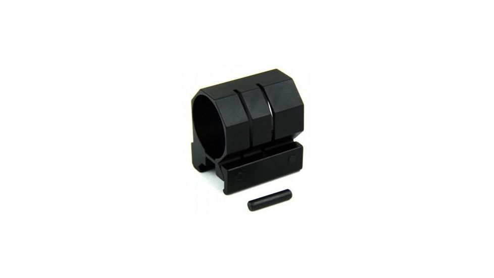 Tacfire 1in Flashlight/Laser Picatinny Mount, Black MAR065