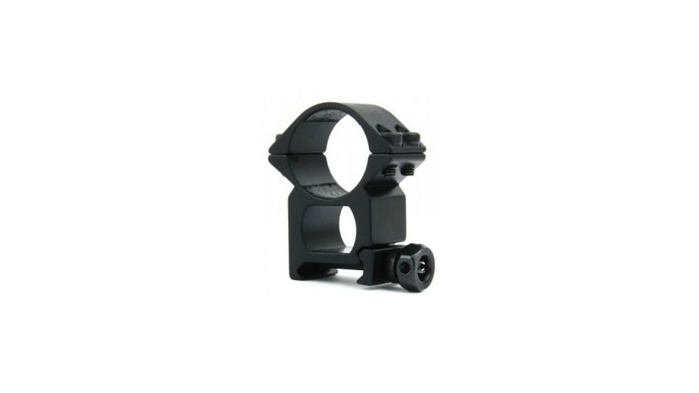 Tacfire 1in Rings/Medium Profile Scope Rings, Heavy Duty, Black R04