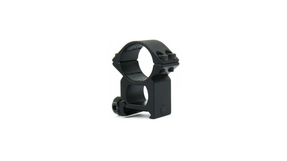 Tacfire 1in Rings/Medium Profile Scope Rings, Heavy Duty, Black R04