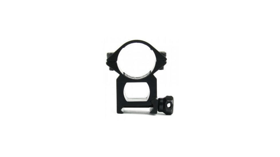 Tacfire 1in Rings/Medium Profile Scope Rings, Heavy Duty, Black R04