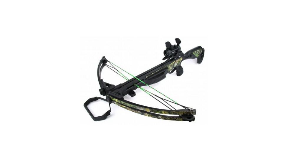 Tacfire 1X30 Dual Ill. Red/Green Tri-Dot Reticle Weaver Base w/Flip-Up Lens/Crossbow, Black RDC01