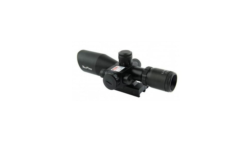 Tacfire 2.5-10X40 Dual Ill. Red Laser Scope/Mil-Dot, Black SCRL251040M