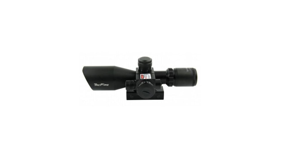 Tacfire 2.5-10X40 Dual Ill. Red Laser Scope/Mil-Dot, Black SCRL251040M