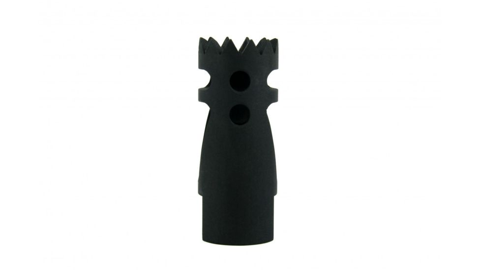 Tacfire .223/5.56 1/2inx28 Thread Door Breacher Muzzle Brake/ Steel, Black, MZ1019