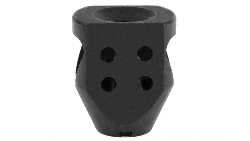 Tacfire .223/.556 1/2inx28 Thread Short Tanker Muzzle Brake/ Steel, Black, MZ1016