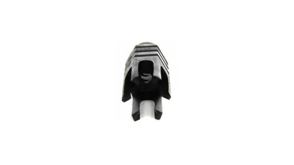Tacfire .223/.556 1/2inX28 Thread Spike Style Cnc Machined Muzzle Brake/Parkerized Steel, Black MZ1012
