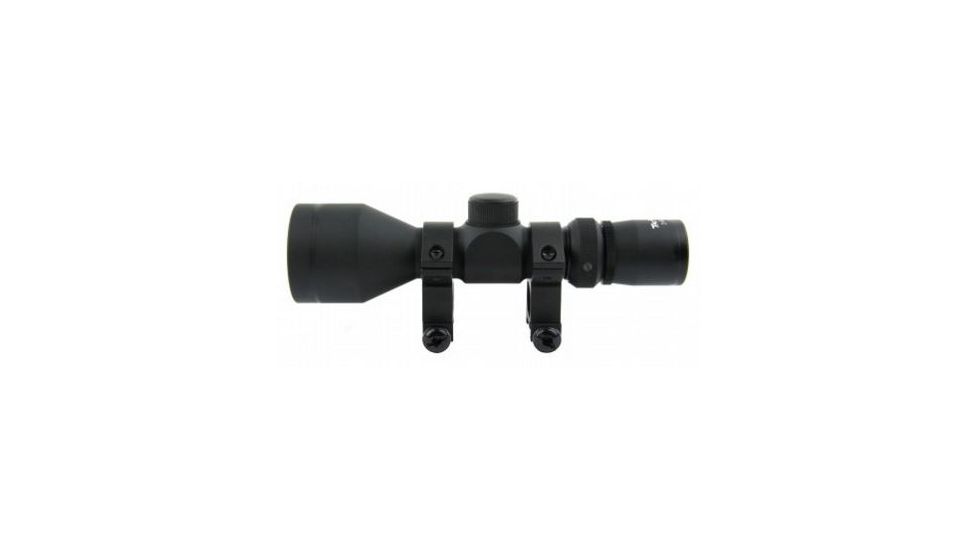 Tacfire 3-9X42 Compact Scope/Mil-Dot/Rings, Black SC3942M